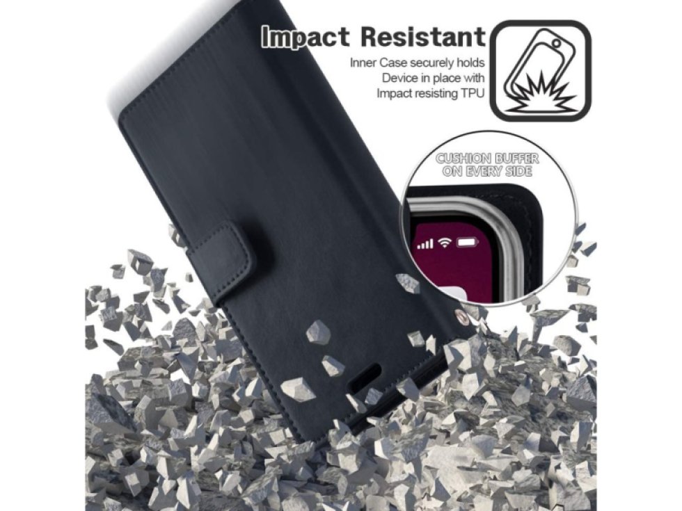 Knížkové pouzdro na iPhone 11 - Mercury, Mansoor Diary Navy