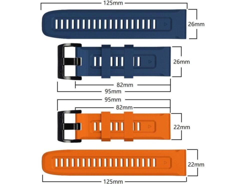 Řemínek pro Garmin Fenix 5 / 6 / 6 PRO / 7 - Tech-Protect, Iconband Orange