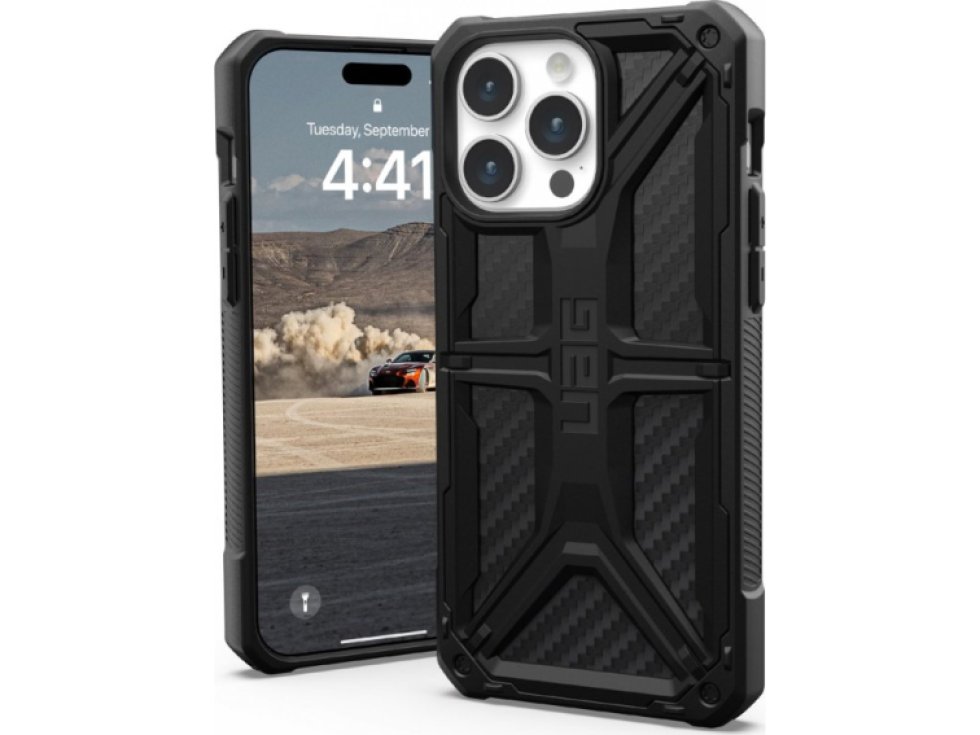 Ochranný kryt na iPhone 15 Pro MAX - UAG, Monarch Carbon Fiber