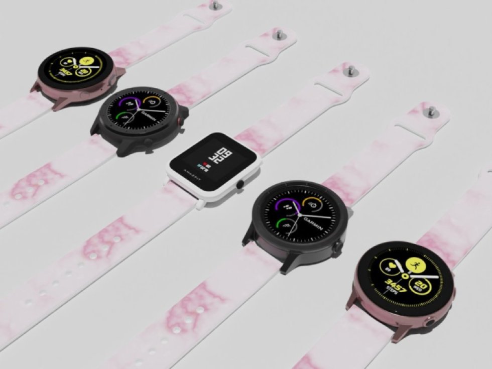 RŮŽOVÝ MRAMOR řemínek 22 mm