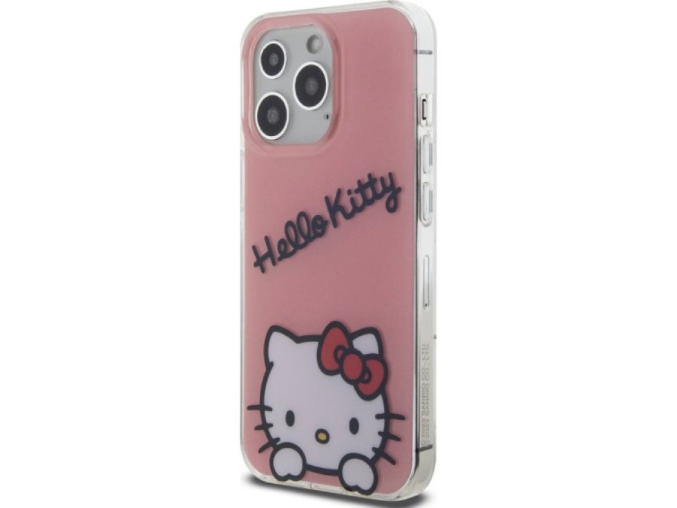 Ochranný kryt na iPhone 13 Pro - Hello Kitty, IML Daydreaming Logo Pink HKHCP13LHKDSP