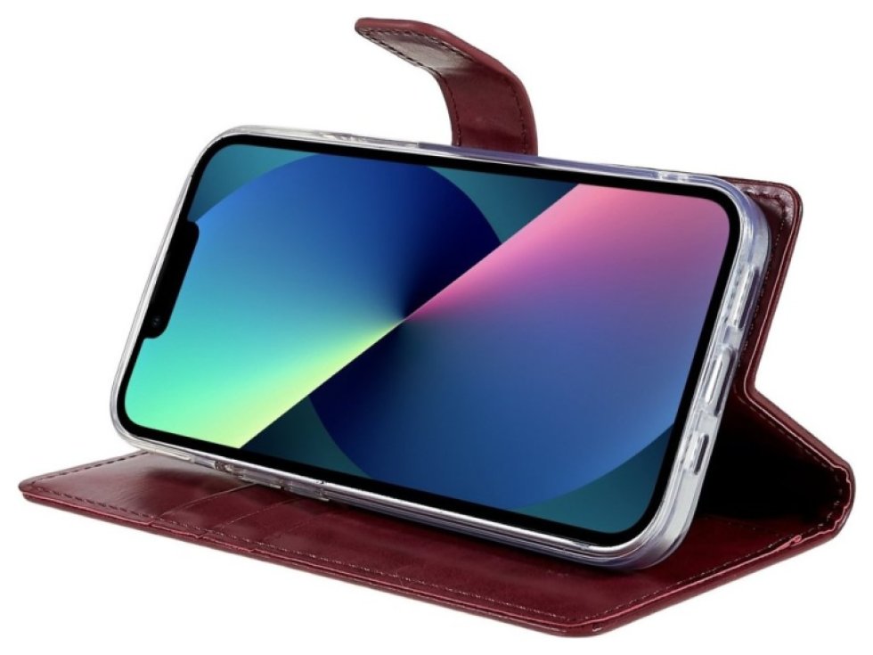 Ochranné pouzdro pro iPhone 14 PLUS - Mercury, Bluemoon Diary Wine