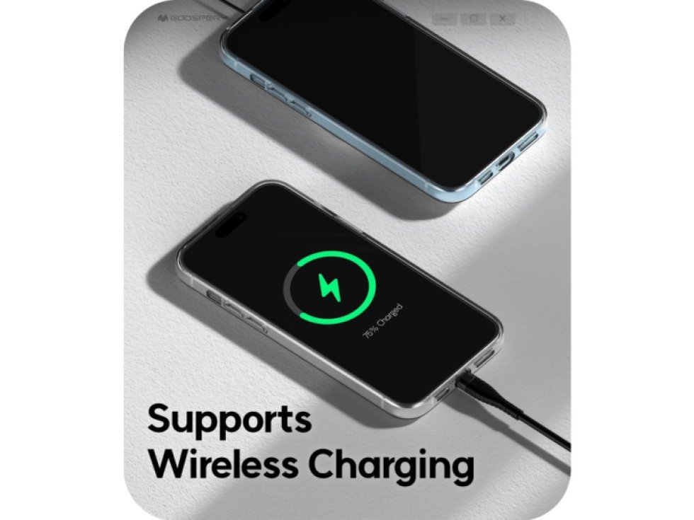 Ochranný kryt na iPhone 15 PLUS - Mercury, Jelly Transparent