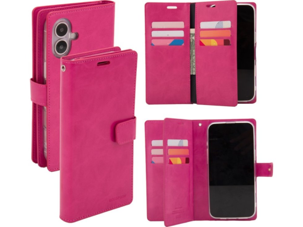 Ochranné pouzdro na iPhone 16 PLUS - Mercury, Mansoor Diary HotPink