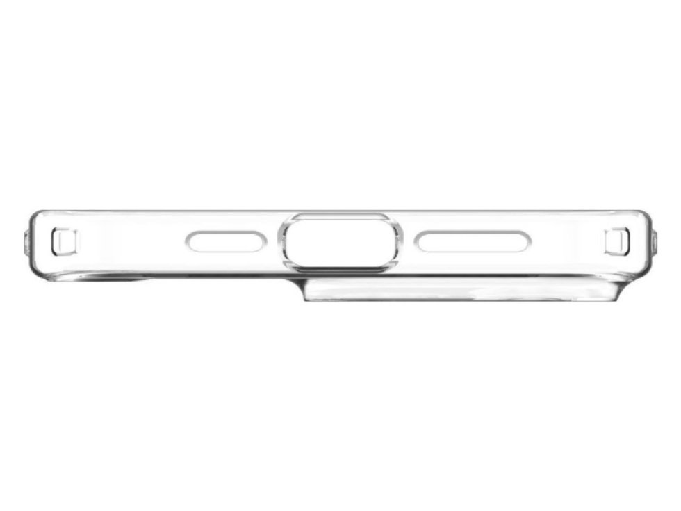 Ochranný kryt na iPhone 15 Pro - Spigen, AirSkin Hybrid Crystal Clear