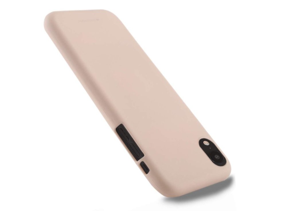 Ochranný kryt pro iPhone XR - Mercury, Soft Feeling Pink Sand