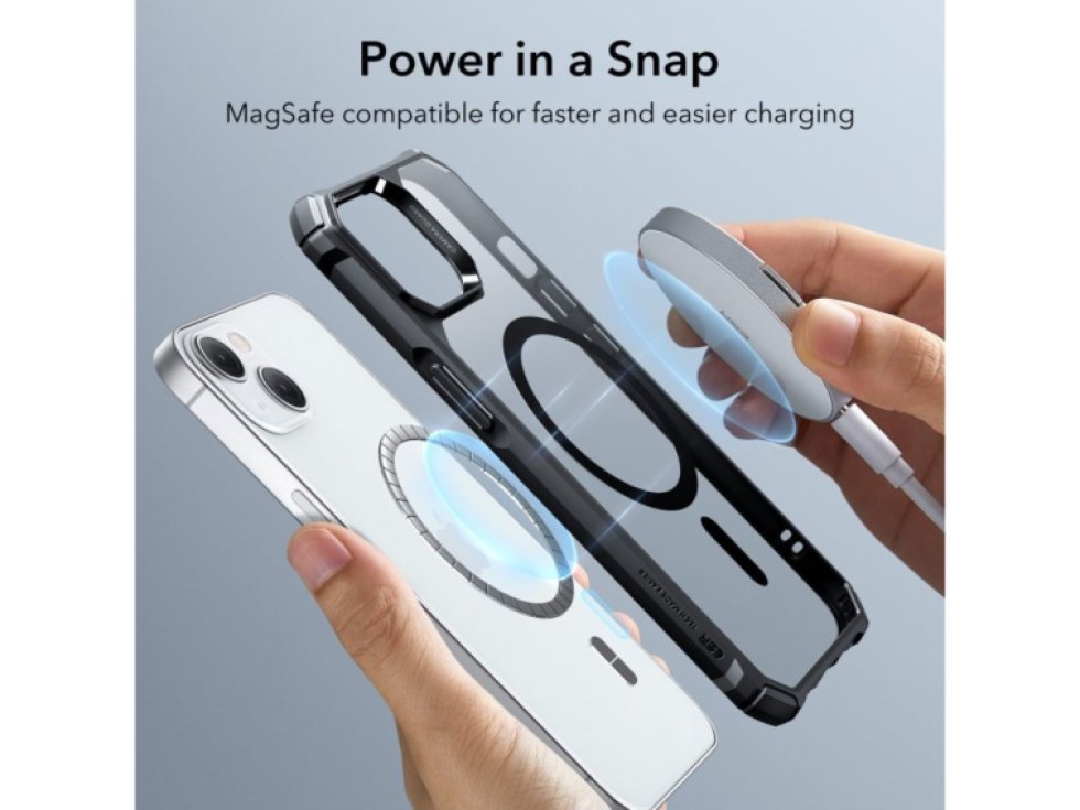 Ochranný kryt pro iPhone 14 Pro MAX - ESR, Air Armor HaloLock Clear/Black