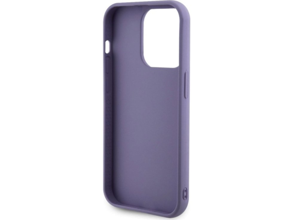 Ochranný kryt na iPhone 15 Pro - Guess, Sequin Script Logo Purple GUHCP15LPSFDGSU