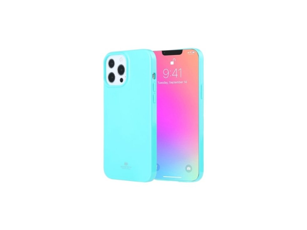 Ochranný kryt pro iPhone 13 Pro - Mercury, Jelly Mint