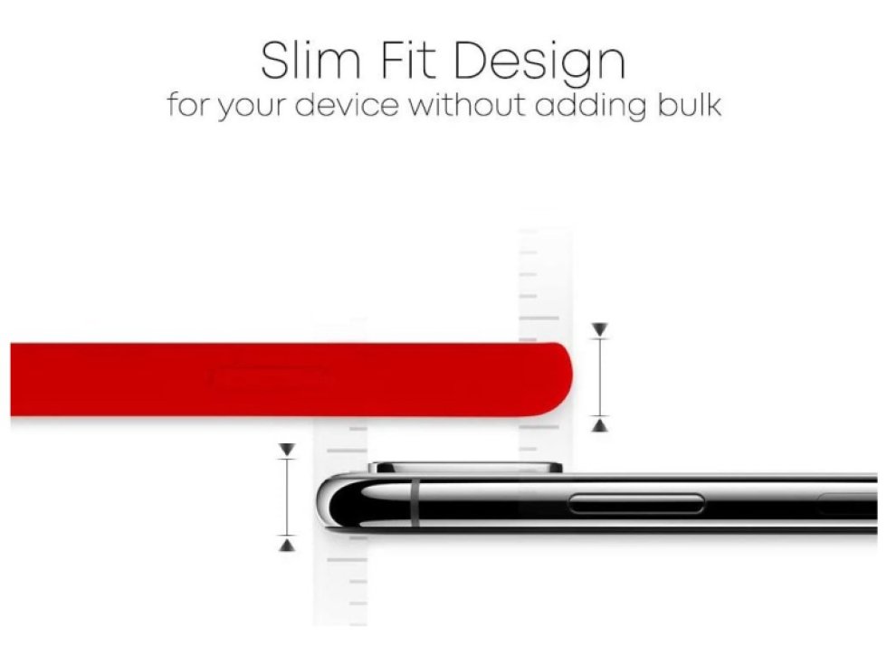 Ochranný kryt pro iPhone XS / X - Mercury, Silicone Red