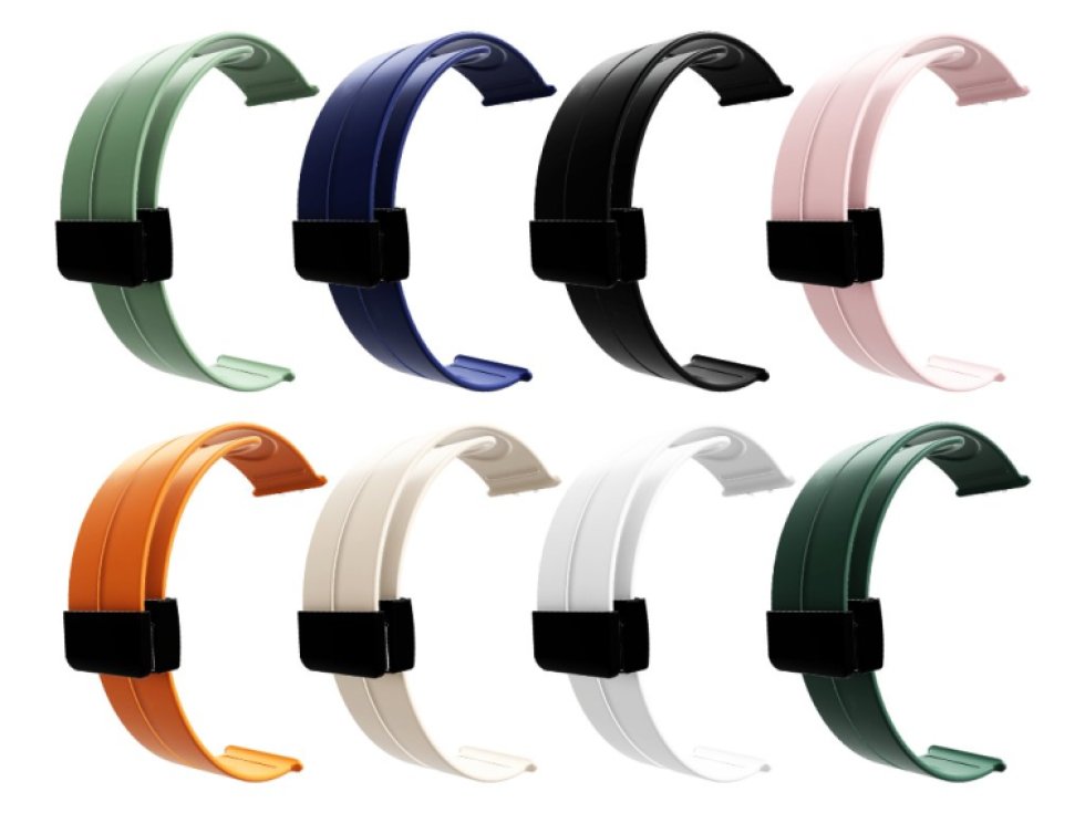 Silikonový řemínek s drážkou a magnetickým zapínáním pro Samsung Galaxy Fit 3