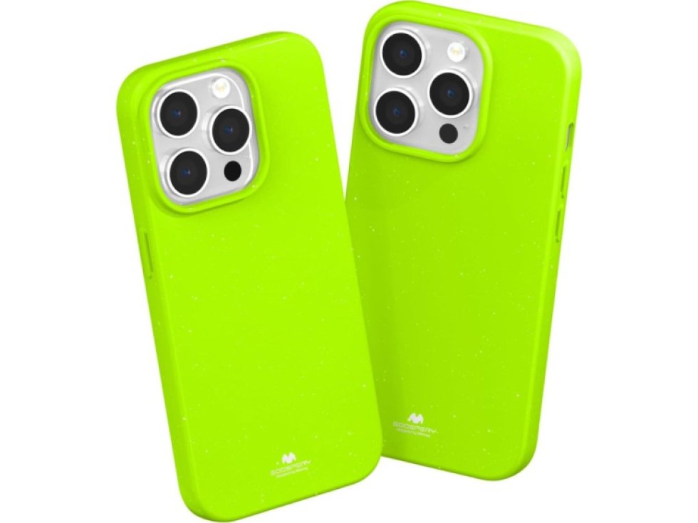 Ochranný kryt na iPhone 15 Pro - Mercury, Jelly Lime
