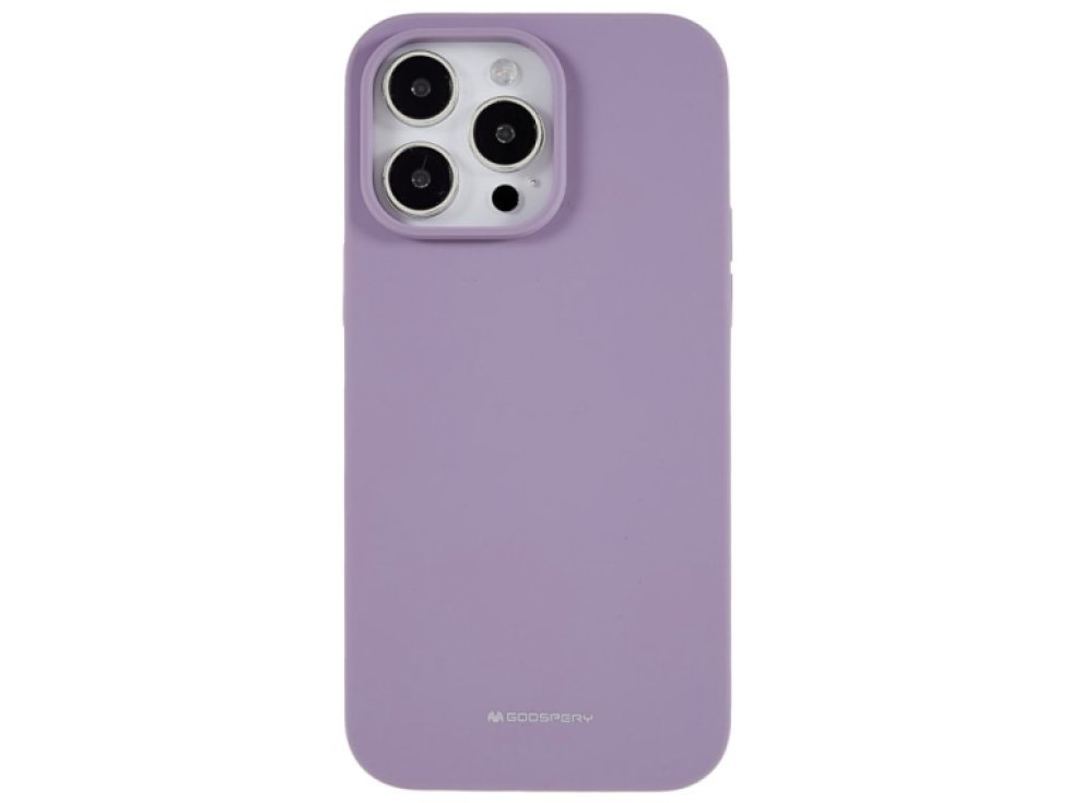 Ochranný kryt na iPhone 15 Pro - Mercury, Silicone Purple