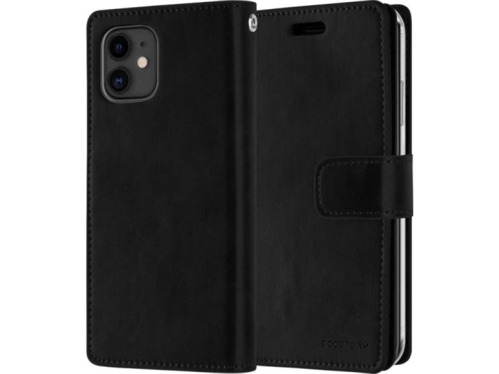 Knížkové pouzdro na iPhone 12 mini - Mercury, Mansoor Diary Black