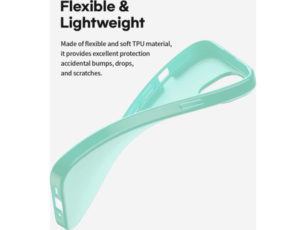 Ochranný kryt pro iPhone 13 Pro MAX - Mercury, Soft Feeling Mint