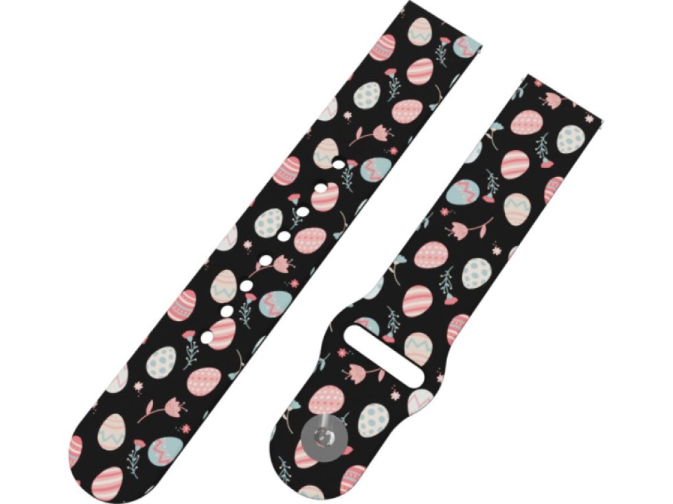 VAJÍČKA A KYTIČKY řemínek 22 mm