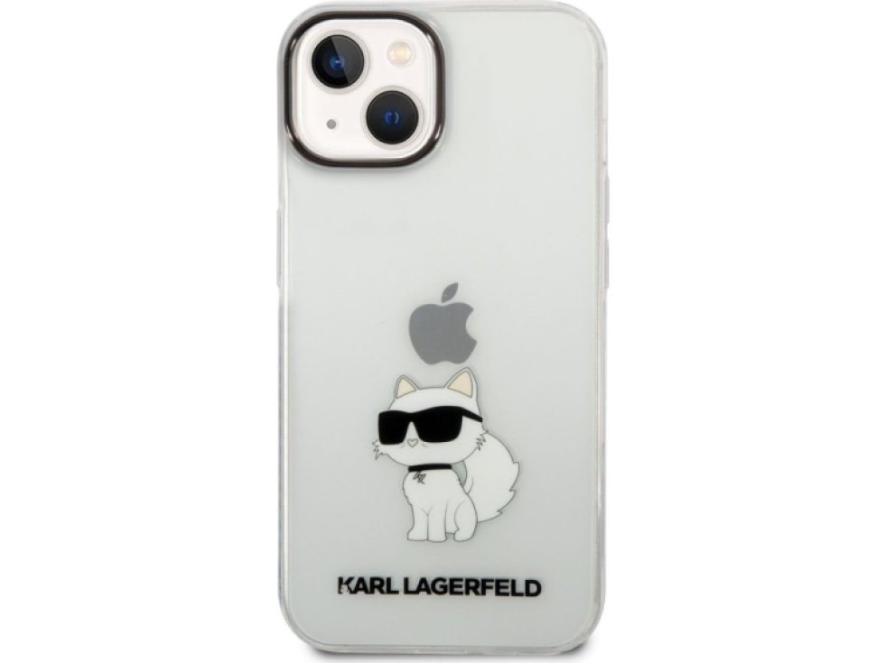 Ochranný kryt pro iPhone 14 PLUS - Karl Lagerfeld, IML Choupette NFT Transparent KLHCP14MHNCHTCT