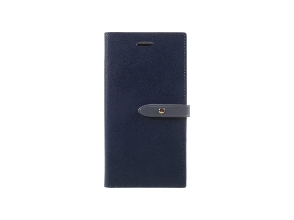 Pouzdro / kryt pro iPhone XS / X - Mercury, Romance Diary NAVY/GREY
