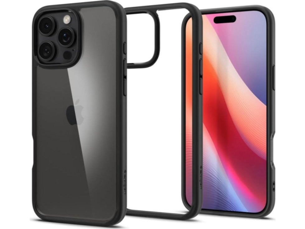 Ochranný kryt na iPhone 16 Pro - Spigen, Ultra Hybrid Matte Black