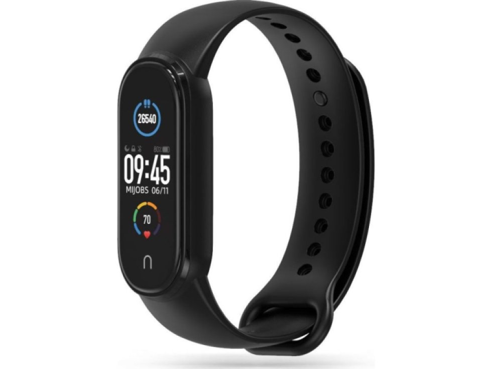 Řemínek pro Xiaomi Mi Band 5 / 6 / 7 - Tech-Protect, Iconband Black