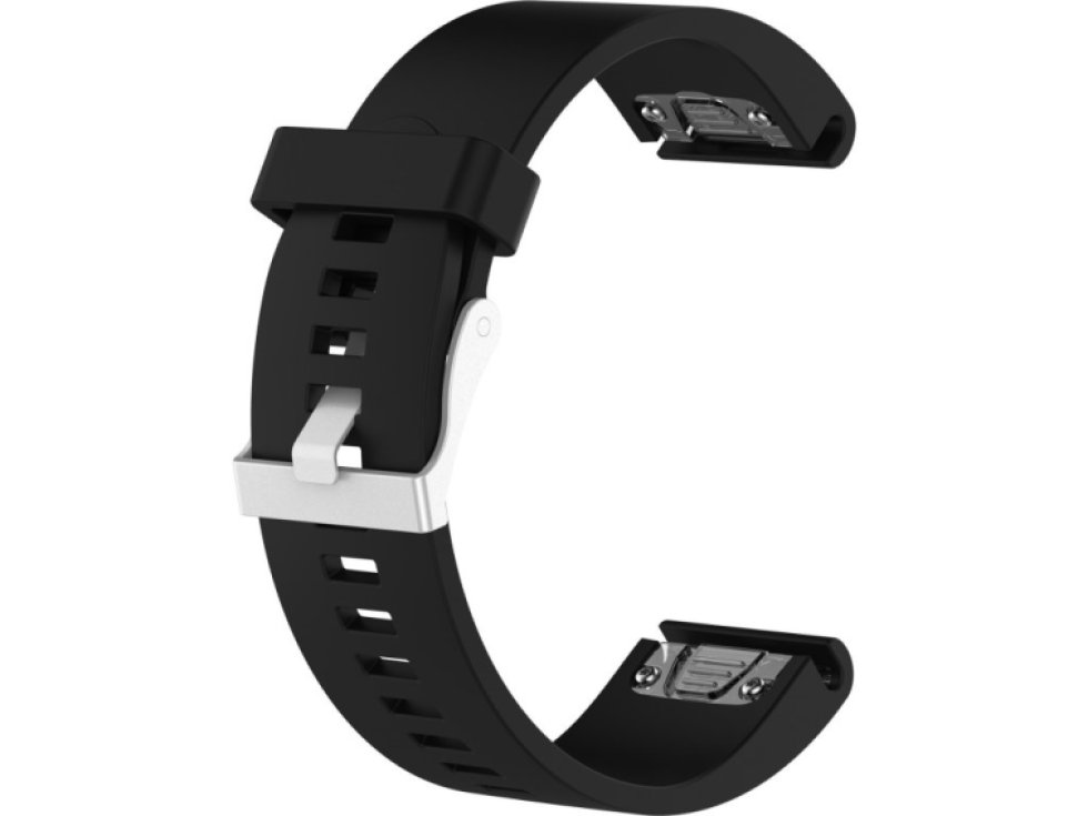 QuickFit silikonový hladký řemínek s přezkou 20mm