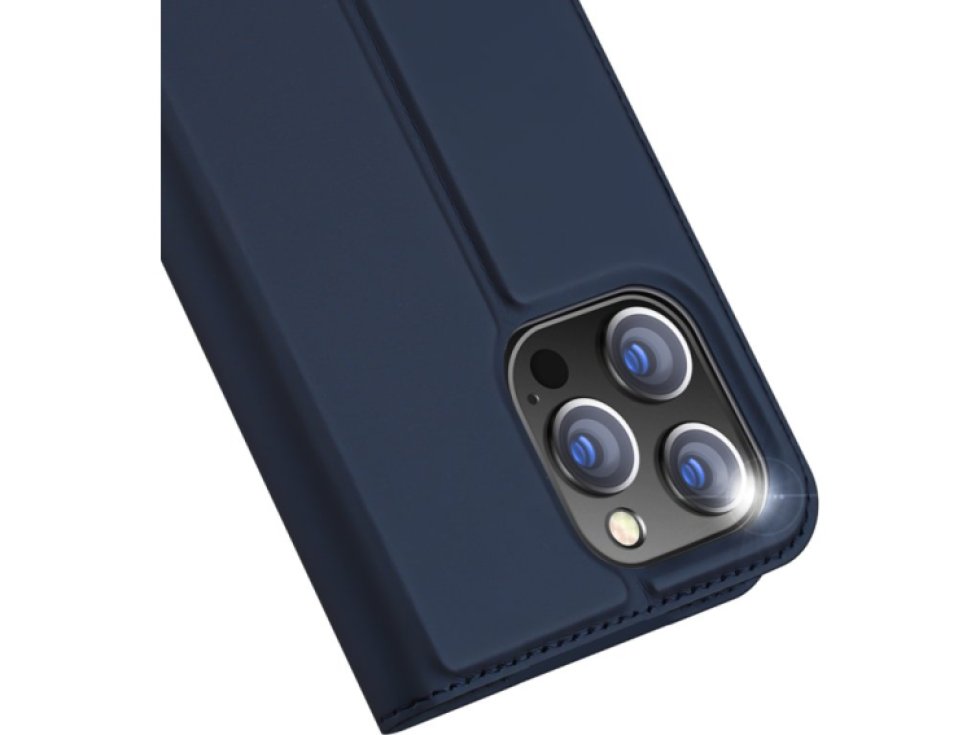 Knížkové pouzdro na iPhone 15 Pro MAX - DuxDucis, SkinPro Blue