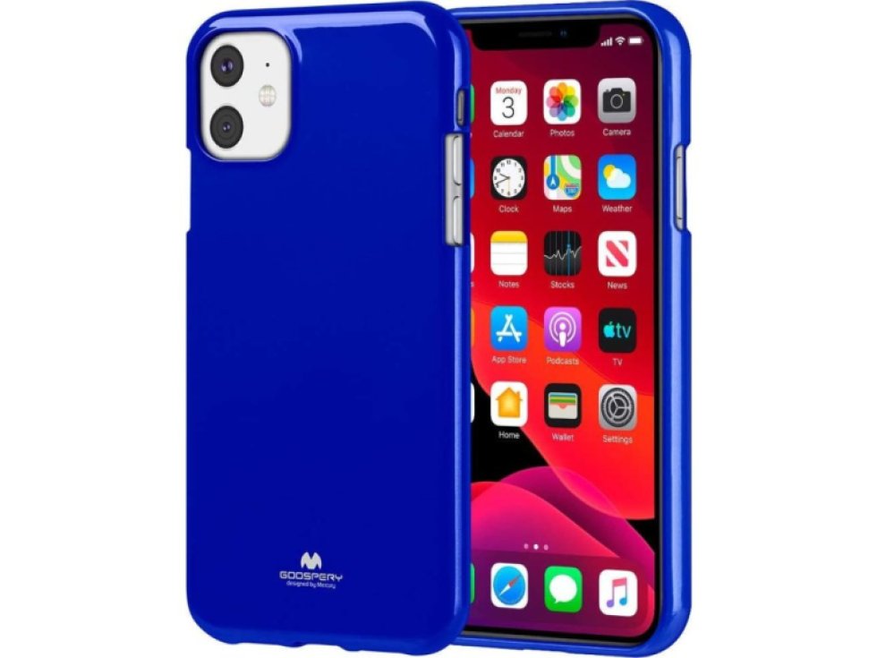 Ochranný kryt pro iPhone 11 - Mercury, Jelly Blue