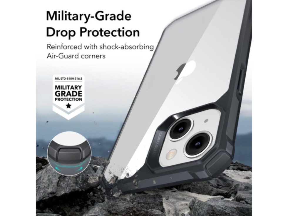 Ochranný kryt pro iPhone 14 PLUS - ESR, Air Armor Clear/Black