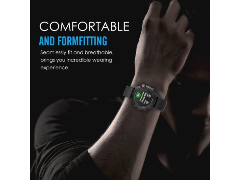 Řemínek pro Garmin Fenix 3 / 5X / 3HR / 5X PLUS / 6X / 6X PRO / 7X - Tech-Protect, SteelBand Black