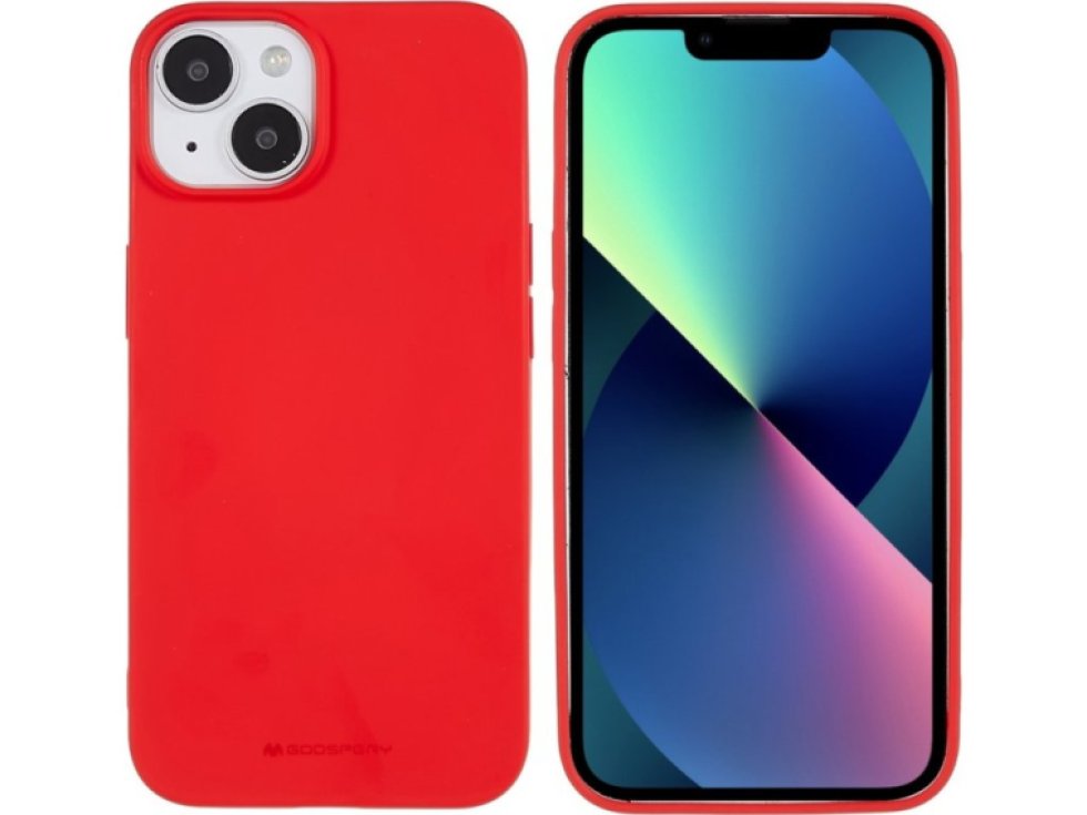 Ochranný kryt pro iPhone 14 - Mercury, Soft Feeling Red