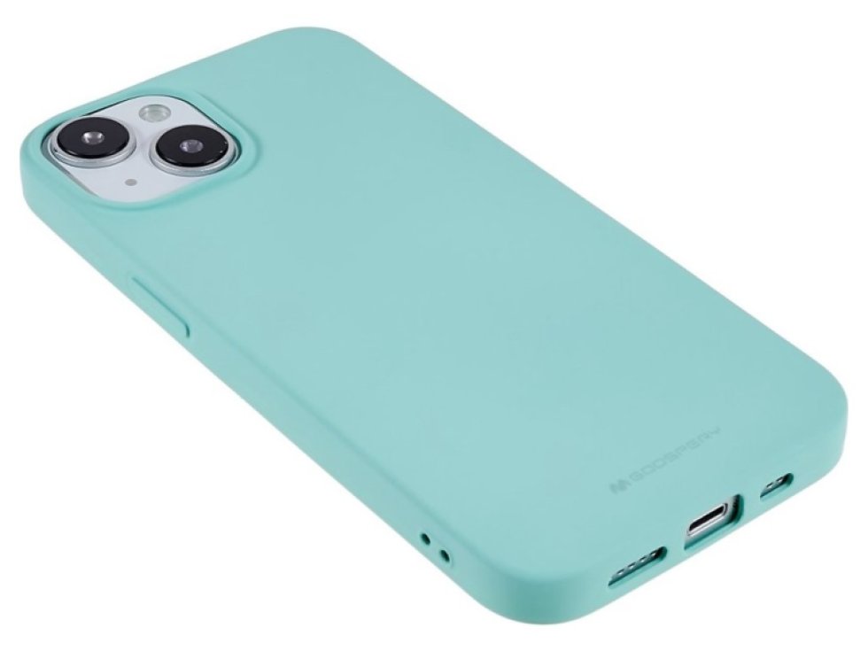 Ochranný kryt pro iPhone 14 - Mercury, Soft Feeling Mint