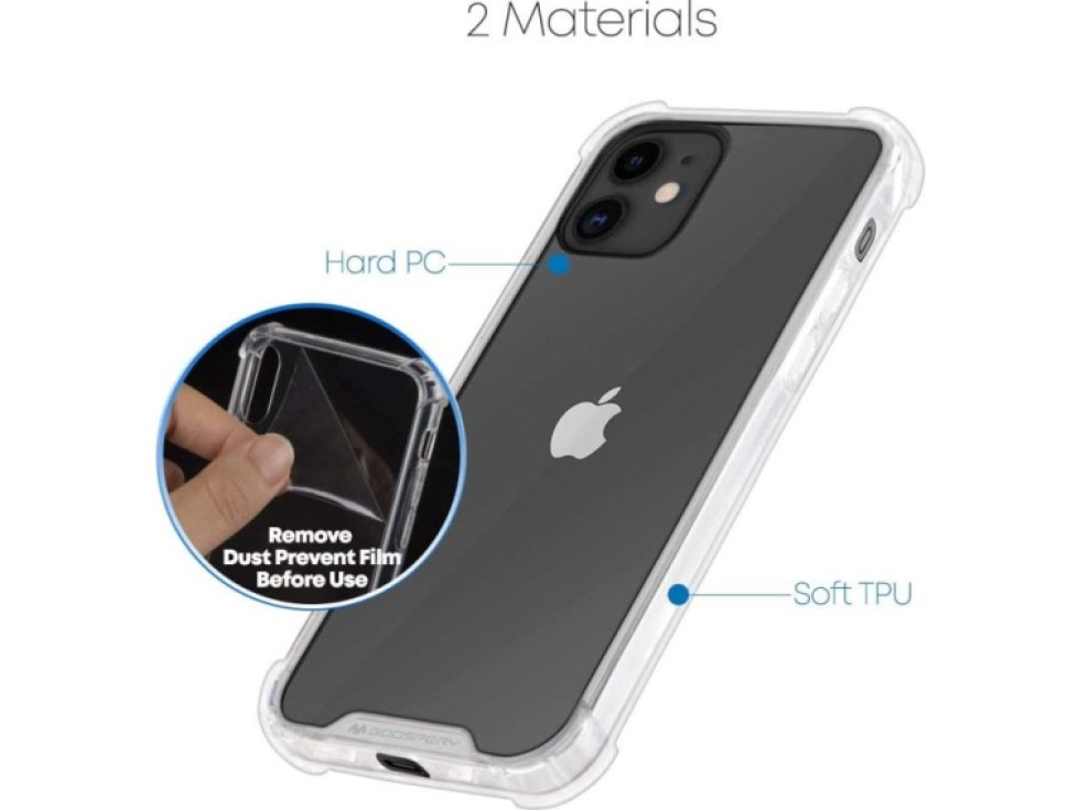 Ochranný kryt pro iPhone 12 / 12 Pro - Mercury, SuperProtect Transparent