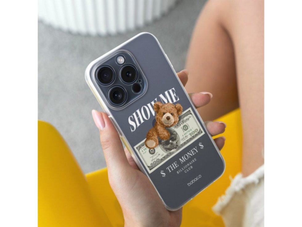 Ochranný kryt na iPhone XR - Babaco, Teddy Money 002 BPCTEDDY11596