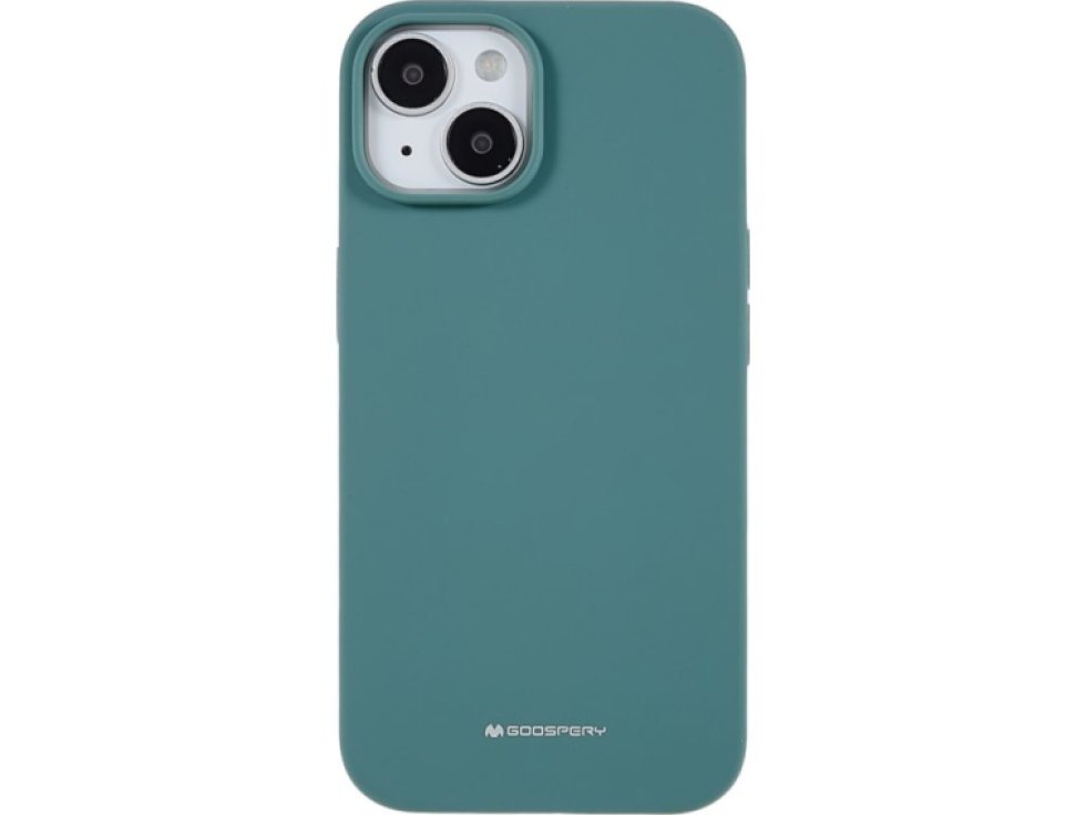 Ochranný kryt pro iPhone 14 PLUS - Mercury, Silicone Green