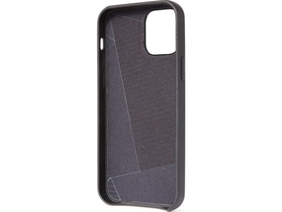 Kožený kryt na iPhone 12 Pro MAX - Decoded, BackCover Black