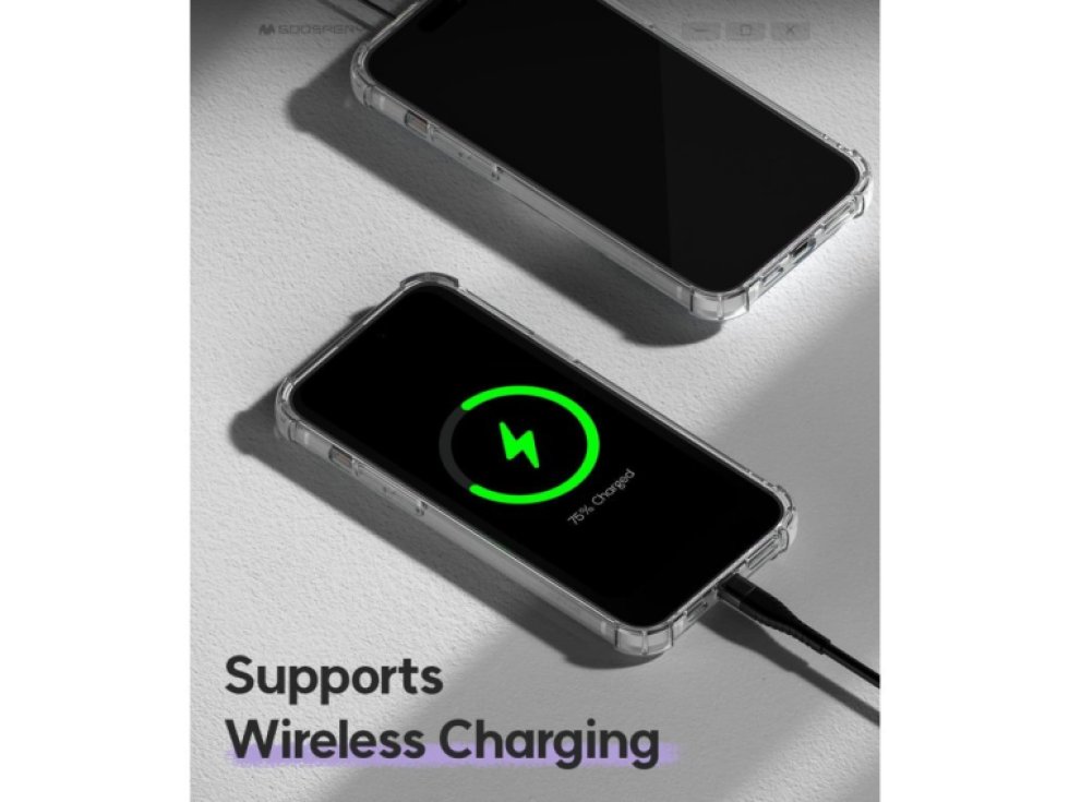 Ochranný kryt na iPhone 15 PLUS - Mercury, SuperProtect Transparent