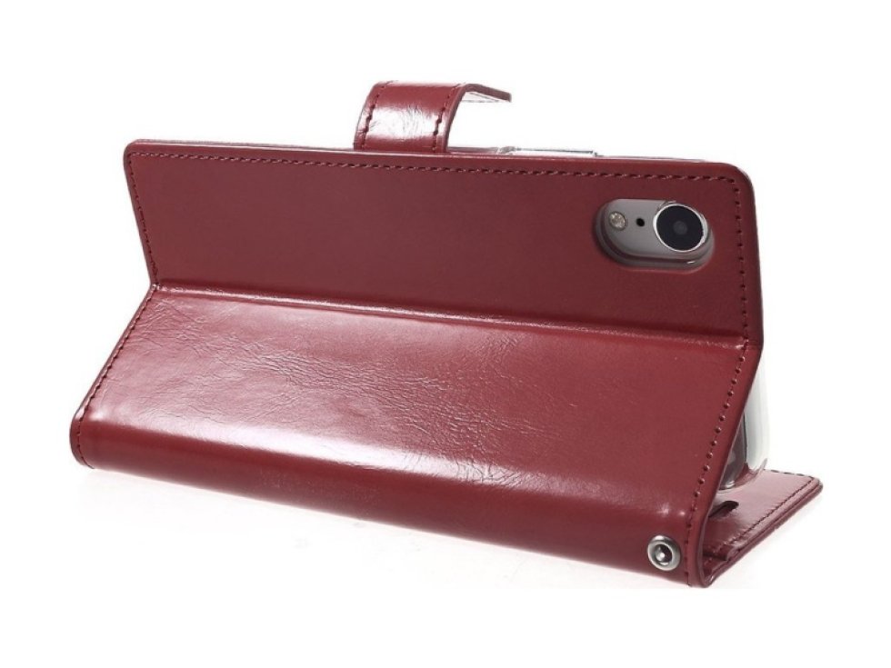 Pouzdro / kryt pro iPhone XR - Mercury, Bluemoon Diary Wine