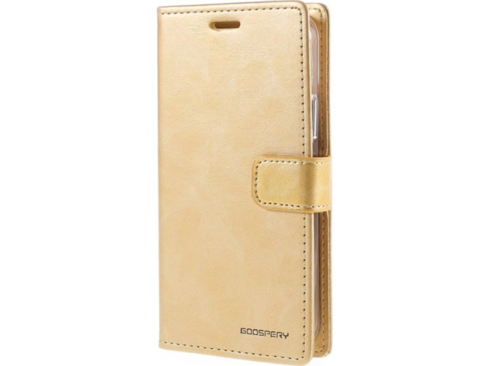 Knížkové pouzdro na iPhone 12 mini - Mercury, Bluemoon Diary Gold