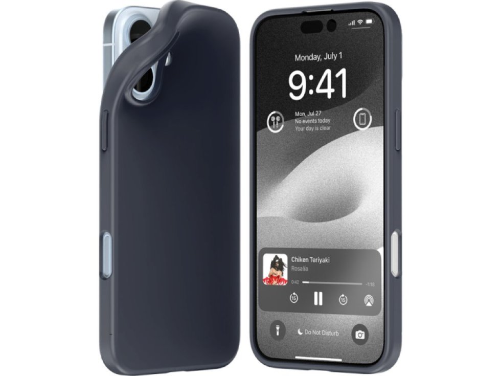 Ochranný kryt na iPhone 16 PLUS - Mercury, Soft Feeling Midnight Blue