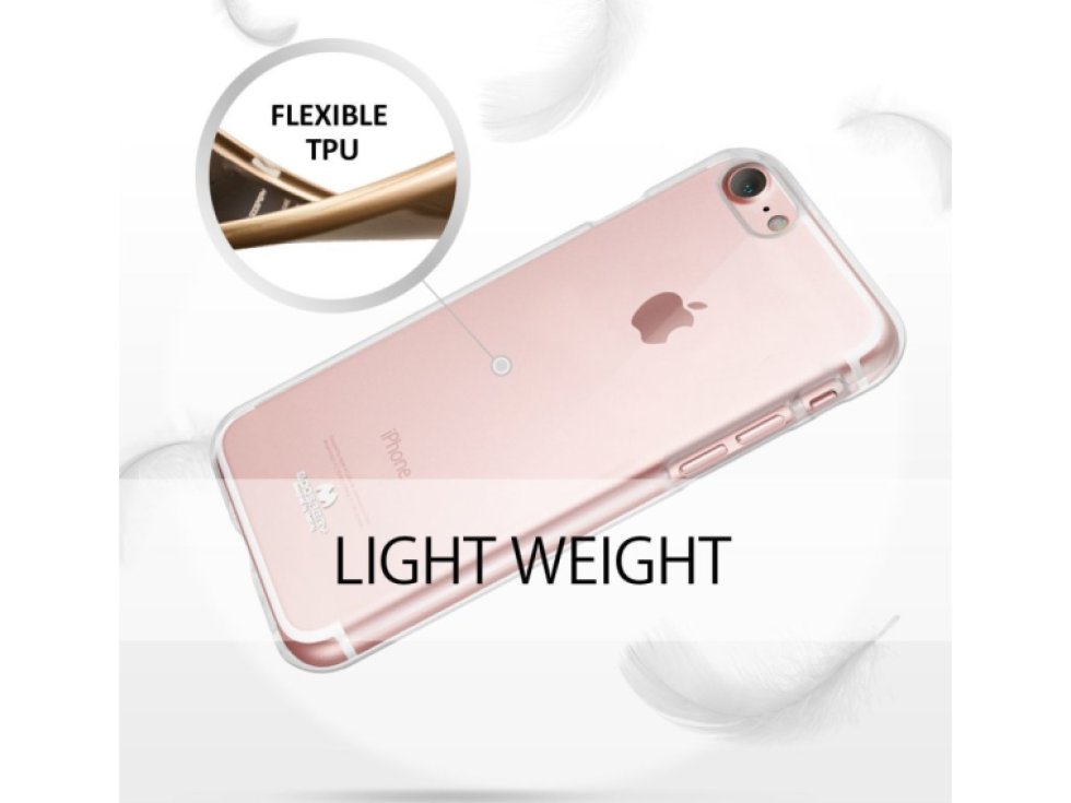 Pouzdro / kryt pro iPhone 7 / 8 / SE (2020/2022) - Mercury, Jelly Transparent