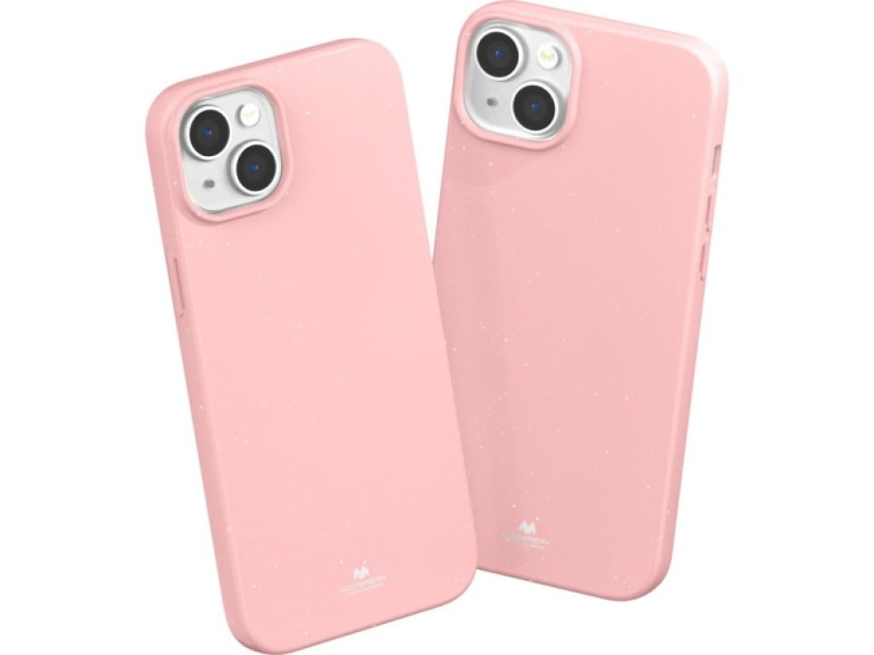 Ochranný kryt na iPhone 15 PLUS - Mercury, Jelly Pink