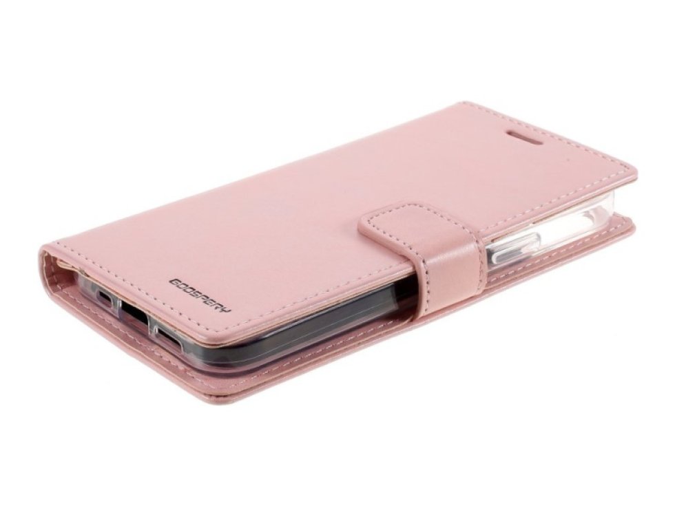 Knížkové pouzdro na iPhone 12 / 12 Pro - Mercury, Bluemoon Diary Rose