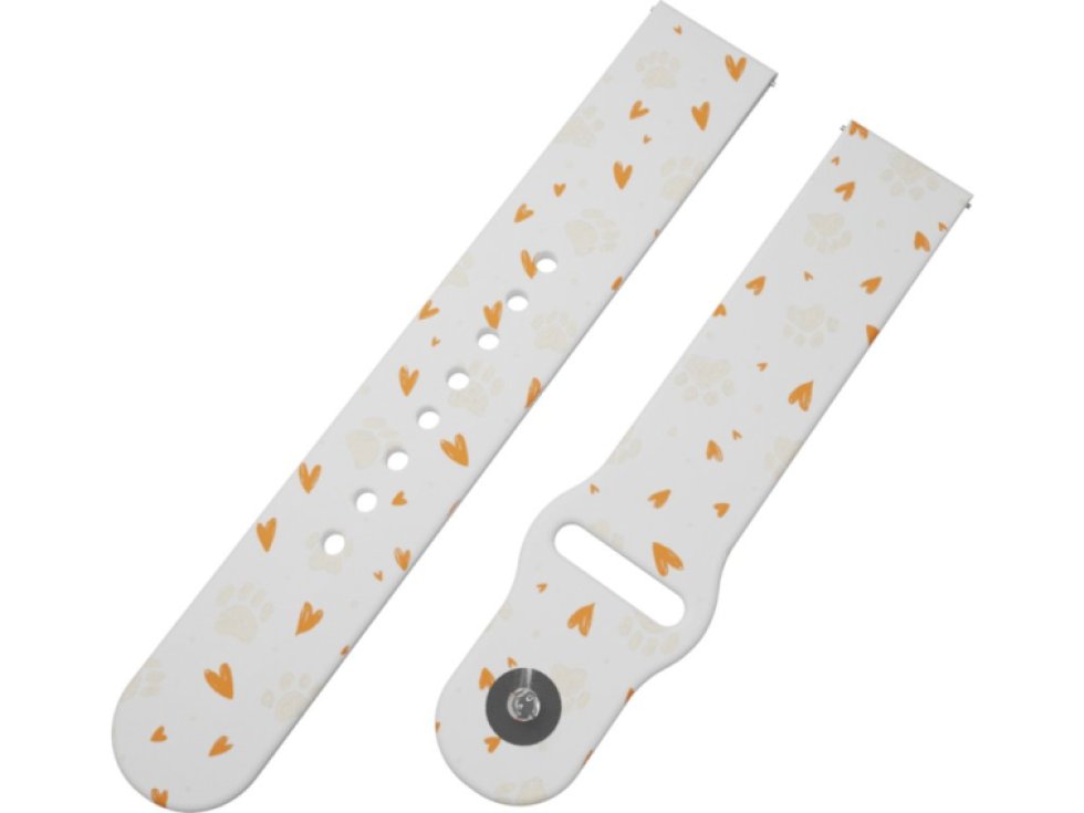 TLAPIČKY SE SRDÍČKY řemínek 20 mm