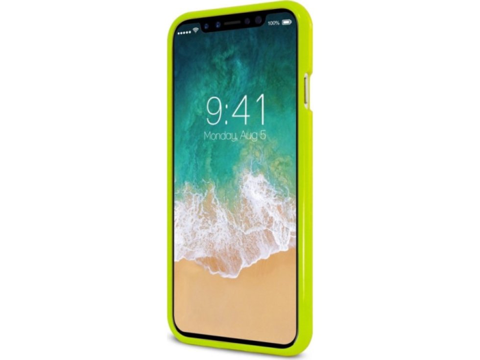 Ochranný kryt pro iPhone XS / X - Mercury, Jelly Case Lime