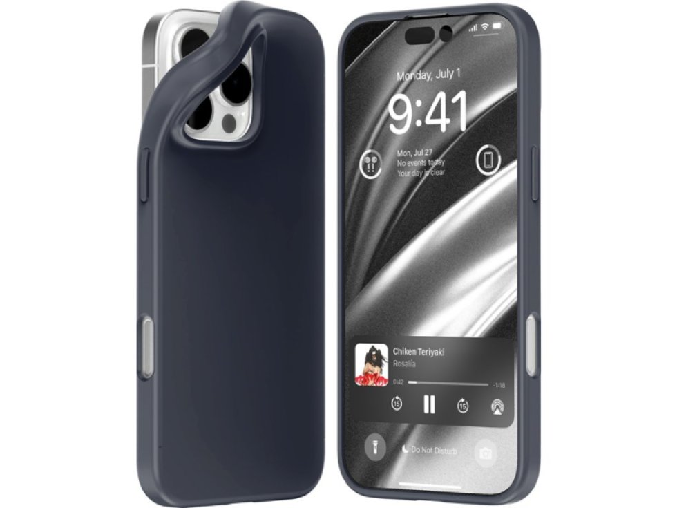 Ochranný kryt na iPhone 16 Pro MAX - Mercury, Soft Feeling Midnight Blue