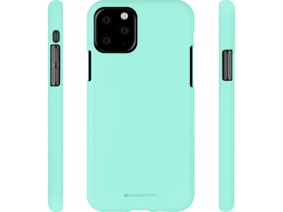 Ochranný kryt pro iPhone 11 Pro - Mercury, Soft Feeling Mint