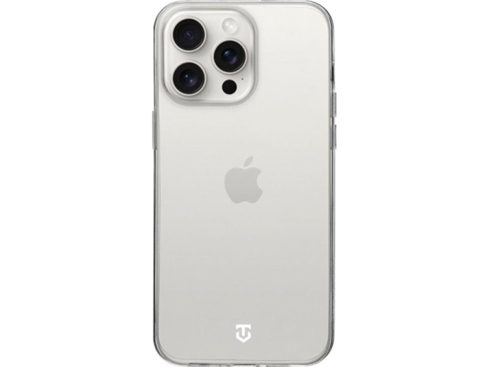 Ochranný kryt na iPhone 15 Pro MAX - Tactical, TPU Transparent