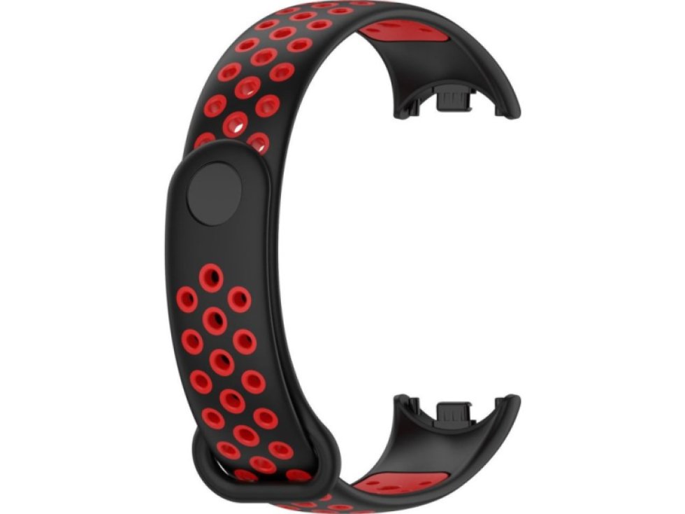 Řemínek pro Xiaomi Mi Band 8 / 9 - Tech-Protect, Softband Black/Red