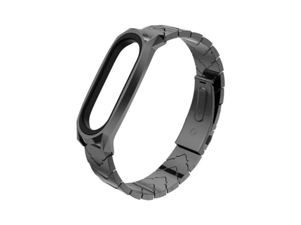 Steelband pro Xiaomi Mi Band 3 / 4 5906735417036 černá
