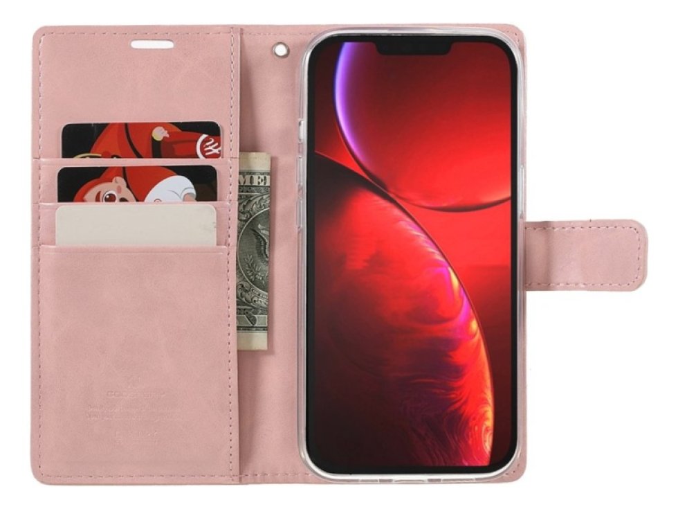 Ochranné pouzdro pro iPhone 13 - Mercury, Bluemoon Diary Rose